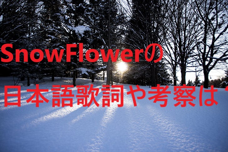 Btsv Snowflower 歌詞の意味や考察は カナルビや日本語和訳は Anser