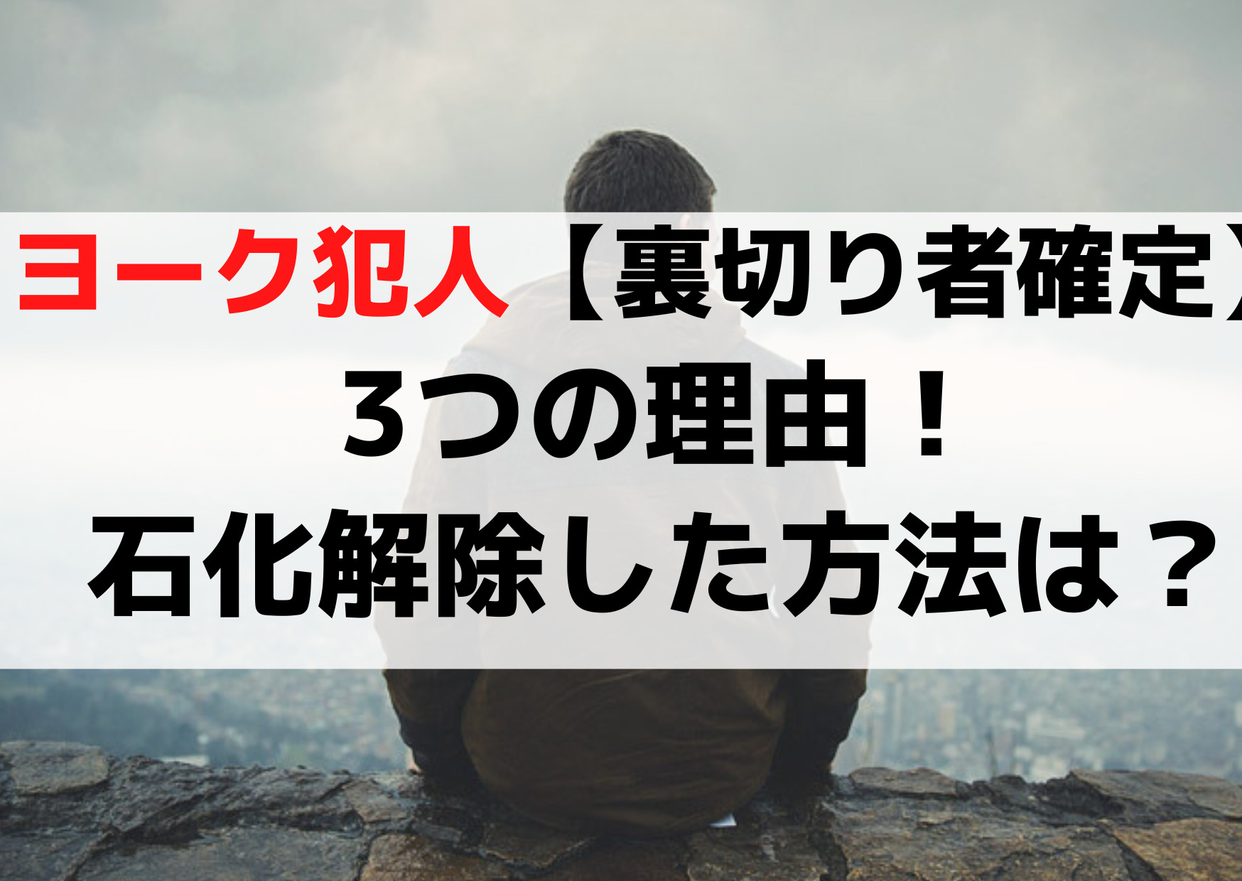 ワンピースヨーク犯人【裏切り者確定】3つの理由！石化解除した方法は？