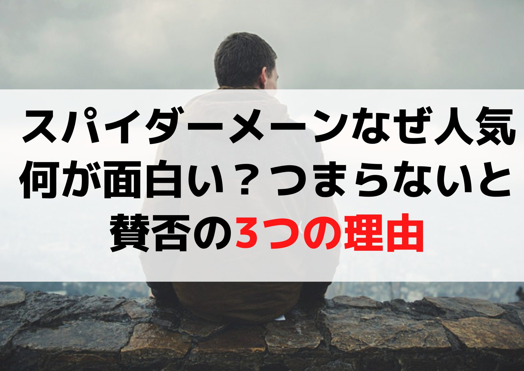 スパイダーメーンなぜ人気 何が面白い？つまらないと 賛否の3つの理由